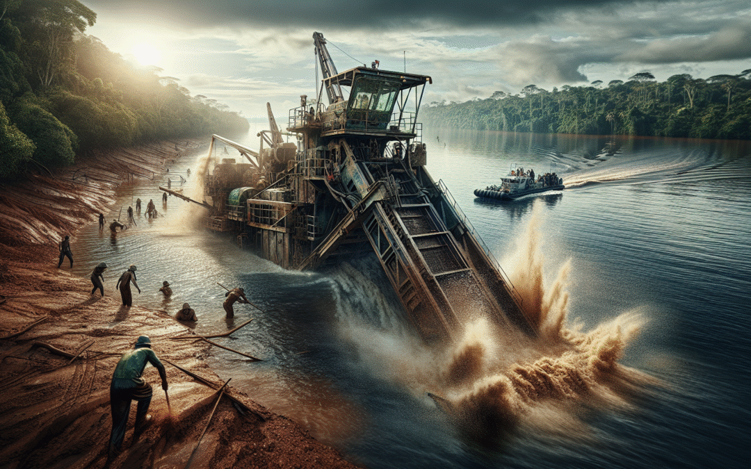 Garimpo Ilegal no Rio Madeira: Por que as dragas continuam ativas mesmo após operações de fiscalização?