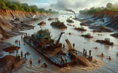 Garimpo ilegal no Rio Madeira: mais de 500 balsas flagradas e os impactos ambientais e sociais crescentes